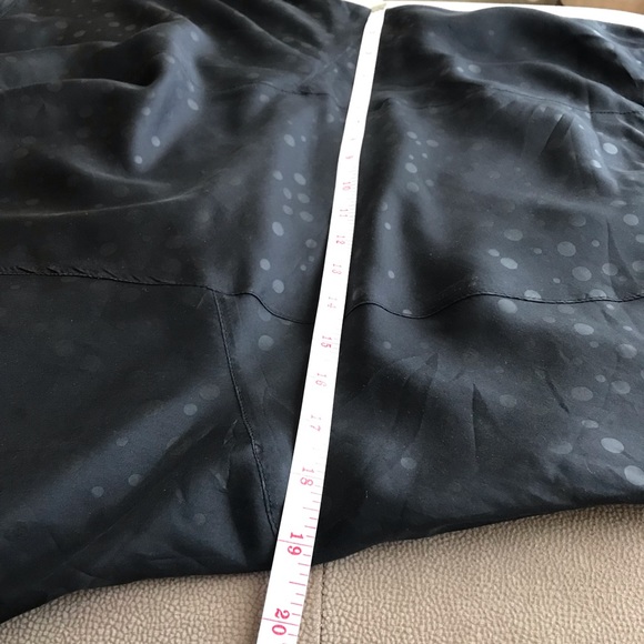 ♻️Reposted New AIX Armani Exchange black silk skirt in size 4 - Picture 8 of 11